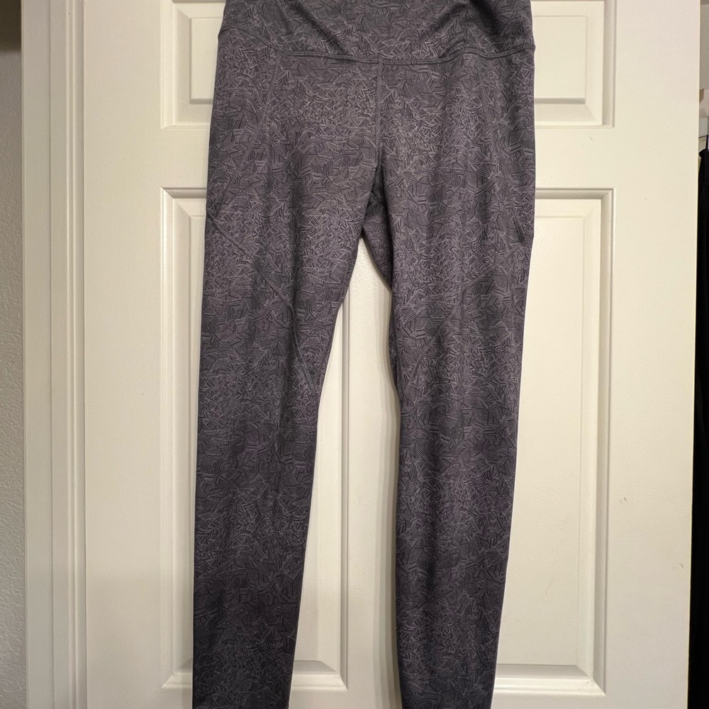 Patagonia Gray Abstract Pattern Leggings Size Large